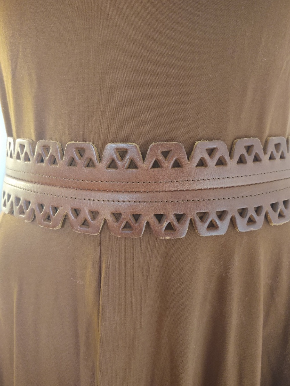 VTG G. Hensler Saddle Leather Corset Belt 30 - 33 inches - Picture 4 of 9